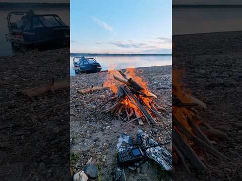 Медитация под Владимира Высоцкого в дикой природе. Енисей, Туруханский район, белые ночи.