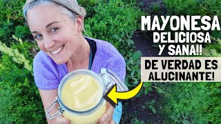 Mayonesa Casera deliciosa SIN HUEVO! Nutritiva y Sana! Apta Dieta 5X5 y Veganos