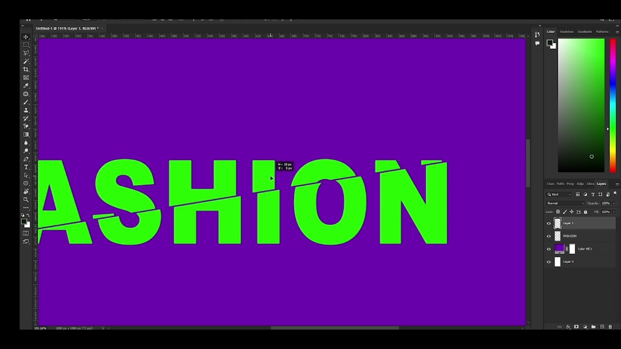 Fashion Text effect in photoshop 