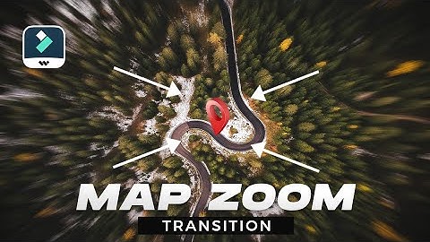 Map Zoom Transition - Filmora Tutorial