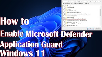 How to Enable Microsoft Defender Application Guard on Windows 11 - 3 Ways How to