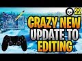 These Changes To Editing/Editing Sensitivity Are WILD... (Fortnite New Update 7.20)