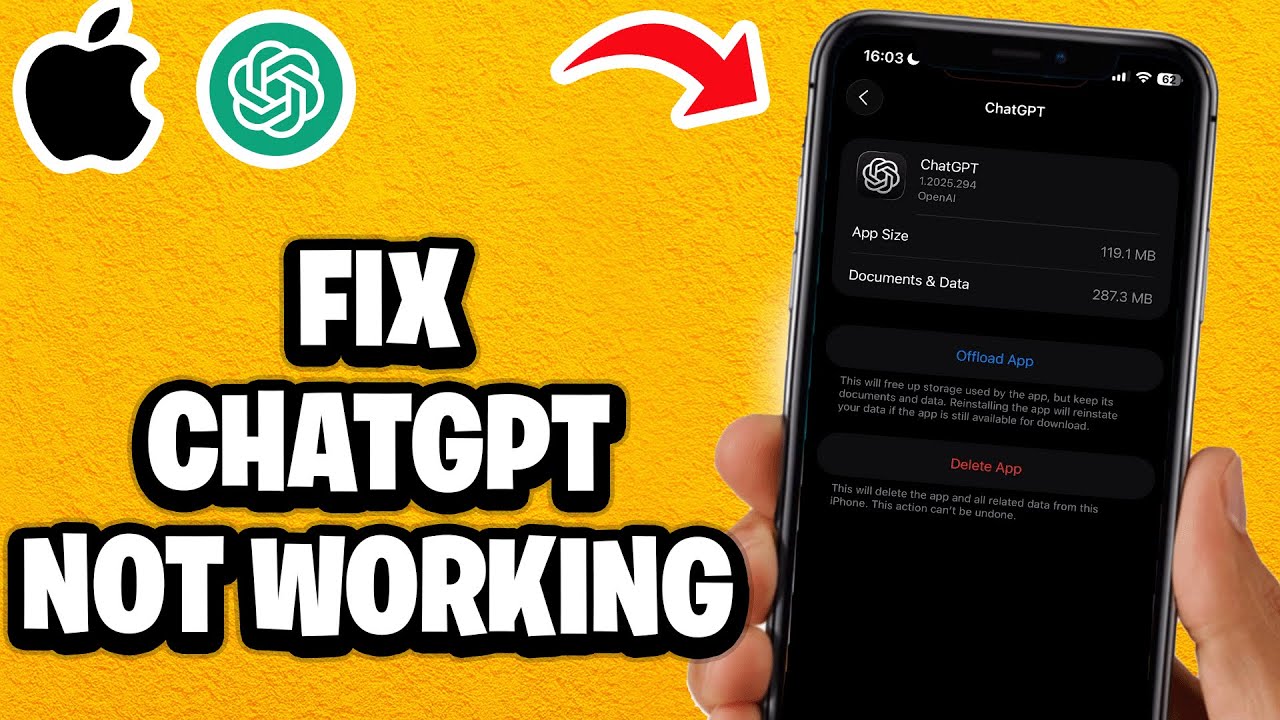How To Fix ChatGPT Not Working On iPhone - Fastest Guide - YouTube