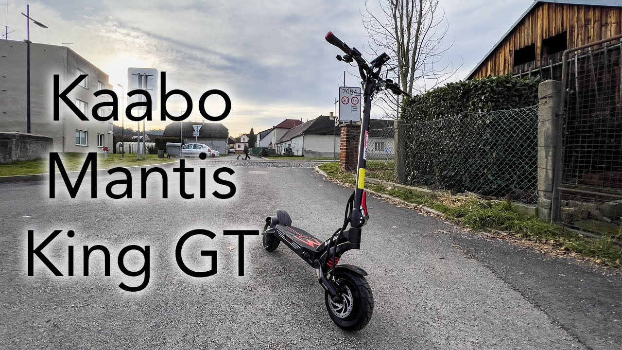 Kaabo Mantis King GT - skvělý stroj, ale co ty pazvuky? 🧐 První jízda.