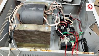 Microcontroller kit Using in 140v.(02 relay) automatic voltage stabilizer(Skill development)