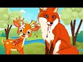 قصة الغزالة والثعلب الشرير | قصص أطفال deer and fox