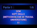 Qcm soft skills s1 partie 1