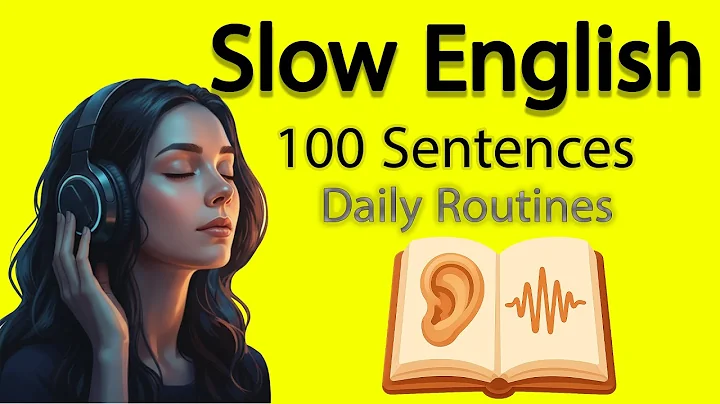 100 Daily Routine English Sentences | Slow Listening & Speaking Practice