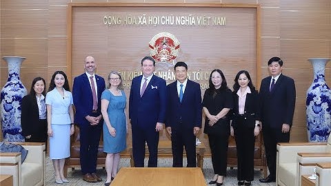 Viện trưởng VKSND tối cao Nguyễn Huy Tiến tiếp Đại sứ Hoa Kỳ tại Việt Nam