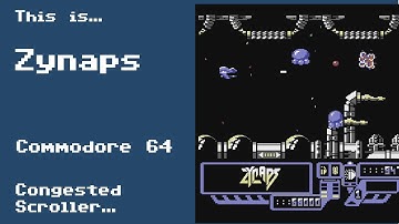 This is Zynaps for the Commodore 64