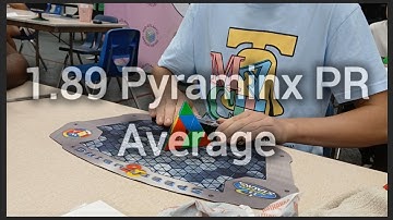 1.89 Official Pyraminx Average (WR85)