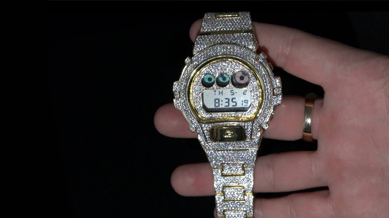 casio g shock iced out