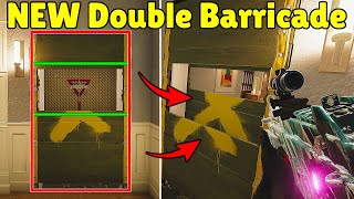 *NEW* Secret Way To Place TWO Barricades On SAME Door - Rainbow Six Siege