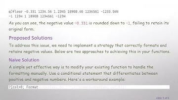 Solving the Negative Value Dilemma in Function Returns with q/kdb