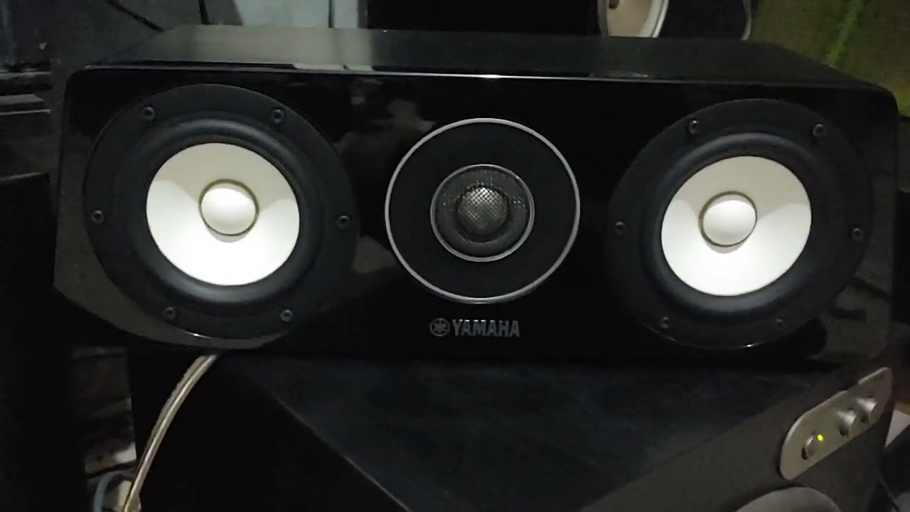Yamaha NS-C500 Center Speaker Playing EDM