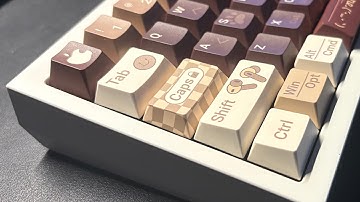 QK65 | Keygeek Y2 on Aluminum Plate | Coffee Cat (PBT) | Typing Sound Test