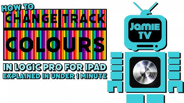 Change Track + Track Header Colours in Logic Pro For iPad