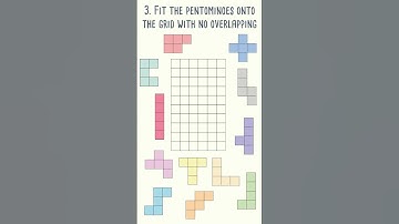 Have a go at solving this pentomino puzzle #learnmath #minitymaths #puzzle #mathspuzzlegame