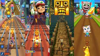 Subway Princess Runner 🆚 Subway Surfers 🆚 Temple Run 🆚 Talking Tom Gold Run screenshot 2