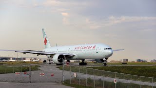 Evening Departures from Runway 06L at Toronto Pearson | Air Canada, Rouge, Air Transat, United