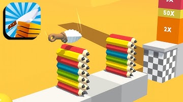 Slice It All New Update 🔪🍊✏️ All Levels Gameplay (iOS,Android)