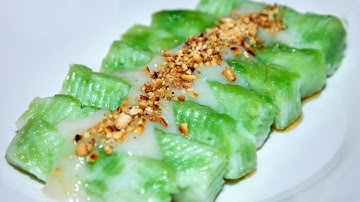 Làm Bánh Đúc Gân Lá Dứa | Không nước vôi/không hàn the | không nước tro tàu | Bếp Miền Tây