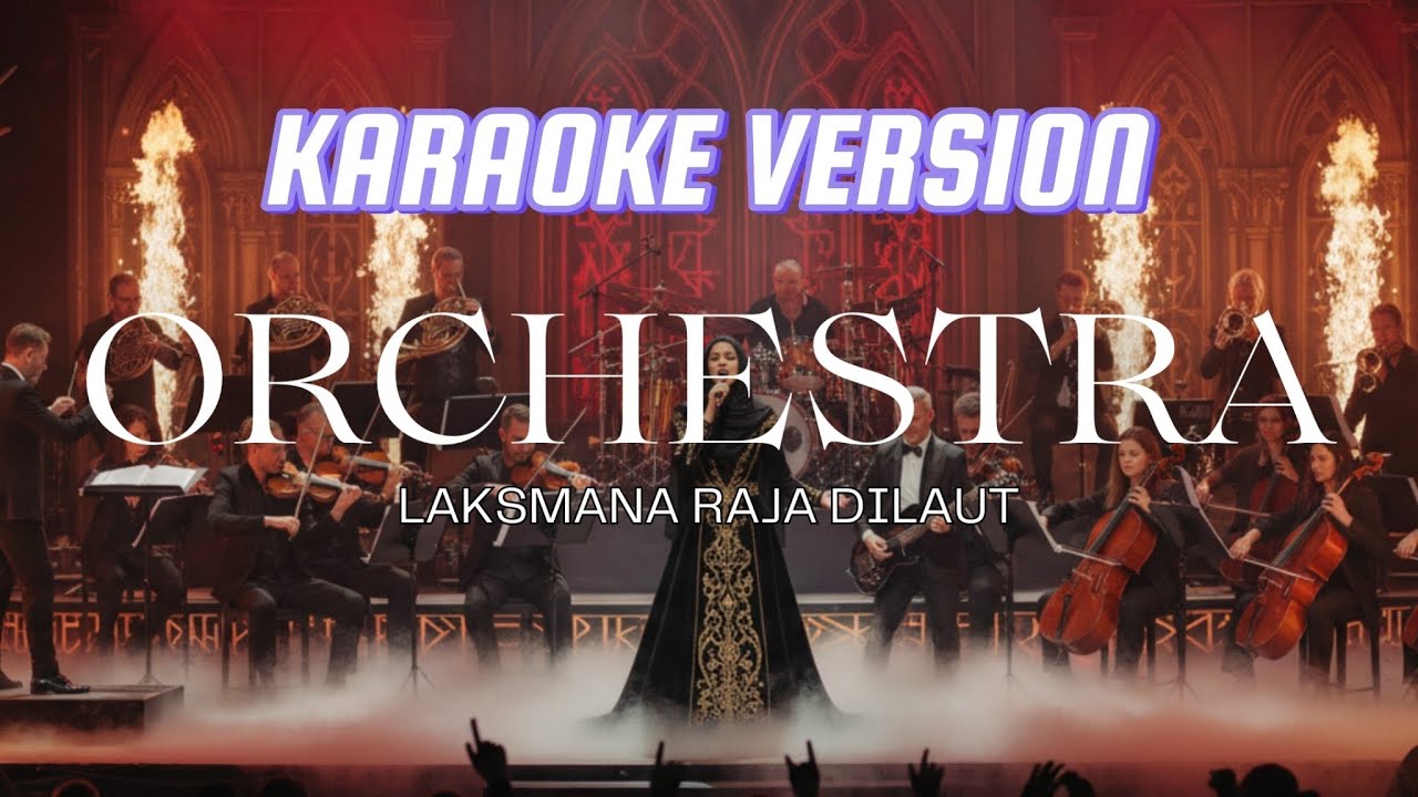 KARAOKE Iyeth Bustami - Laksmana Raja Dilaut | Orkestra Metal Cover