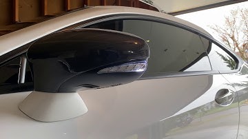 Aftermarket side mirror lights with puddle lights, DRL’s, and sequential turns.