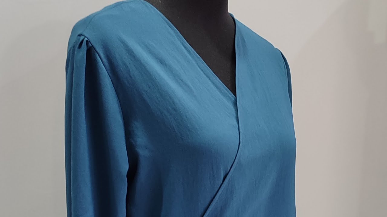 5 DK DA NAMAZ ELBİSESİ DİKİMİ (Kuruvaze Yaka Namaz Elbisesi Kesimi Dikimi)