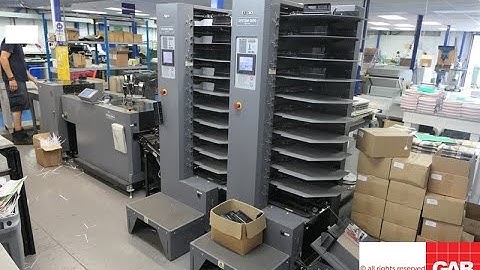 2013 Duplo System 5000 pro automatic booklet maker with twenty stations   Gab Supplies Ltd   2013