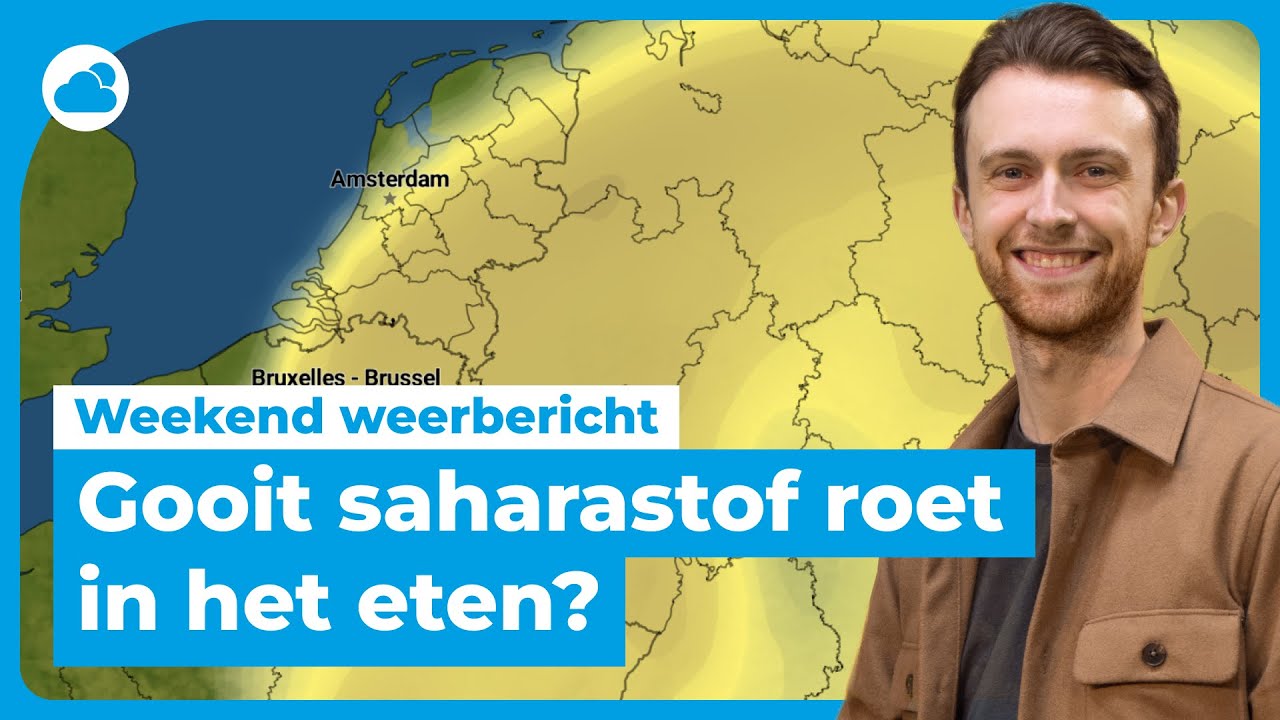 Weekend weerbericht: gooit saharastof roet in het eten? - YouTube