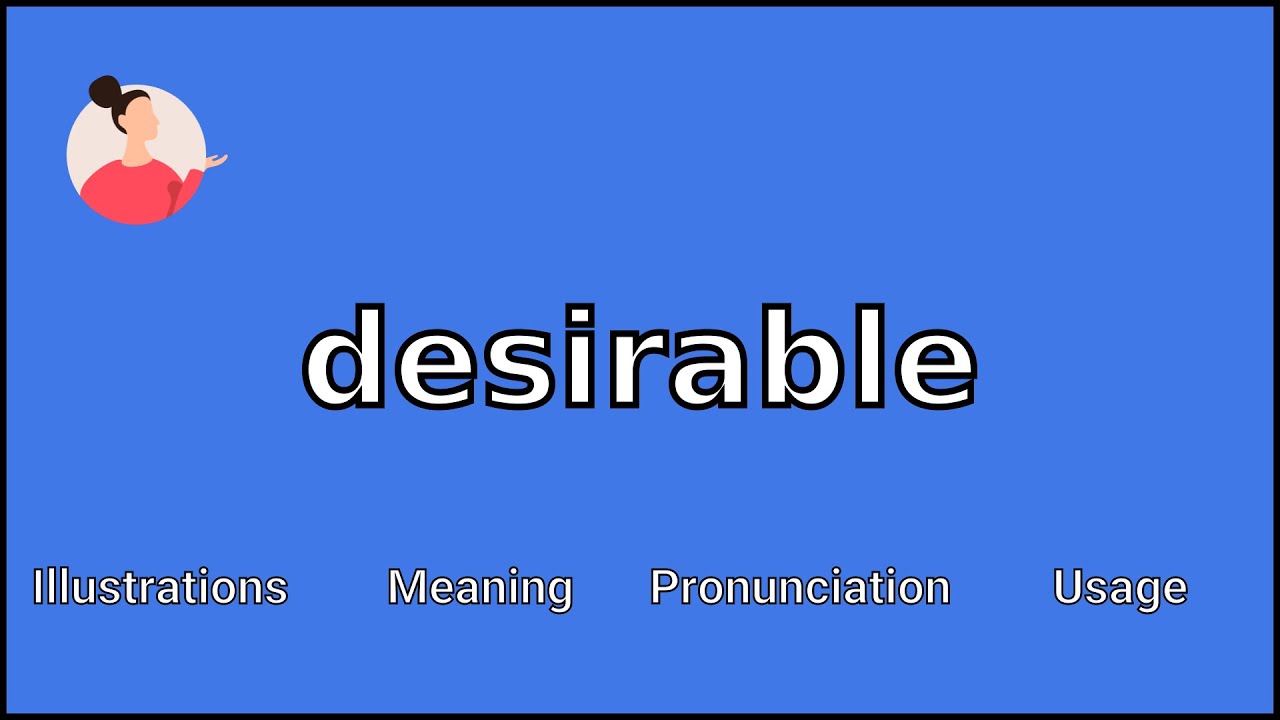 DESIRABLE Meaning And Pronunciation YouTube