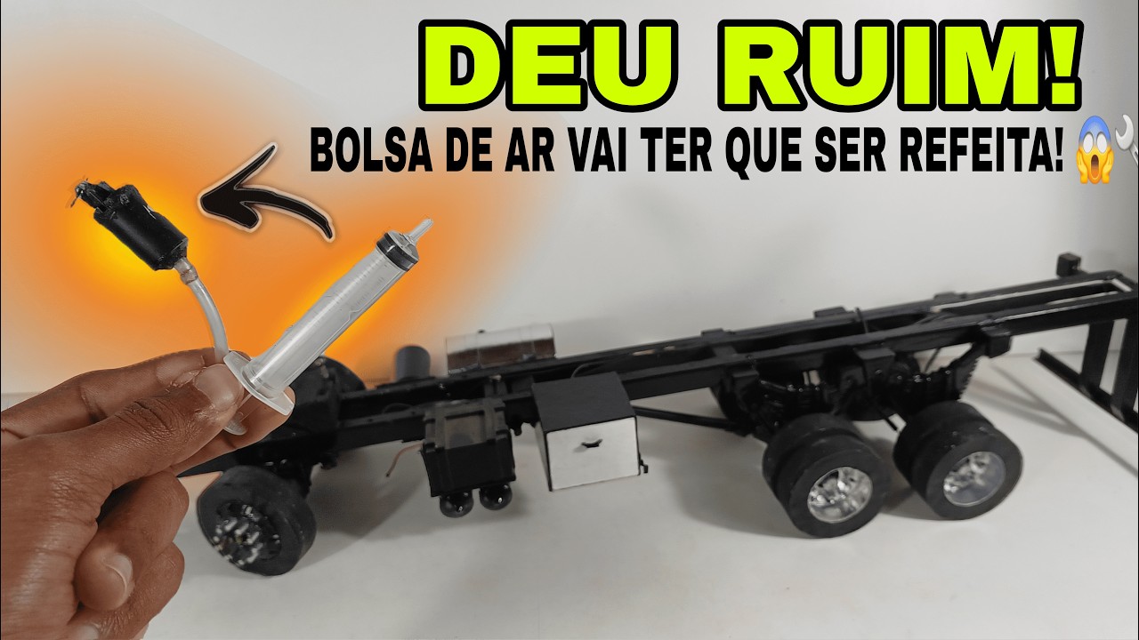 DEU MUITO RUIM! O BOB ESTOUROU A BOLSA DE AR NA REVISÃO 🤣💥.