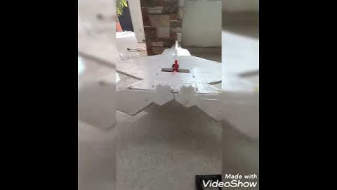 Home made Rc plane trial with flysky transmitter