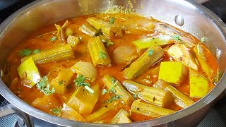 మునక్కాయ మామిడికాయ పులుసు????????నోటికి పుల్లఫుల్లగా,కారంకారంగా????భలేగా????తినిచూడండి ????Drumsticks, mango curry