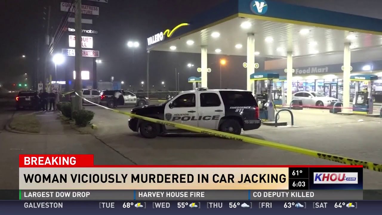 Attempted carjacking ends in woman's death at SW Houston gas station