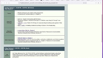 Lecture Video: Beyond the Textbook (Zelle 3e - Chapter 3)