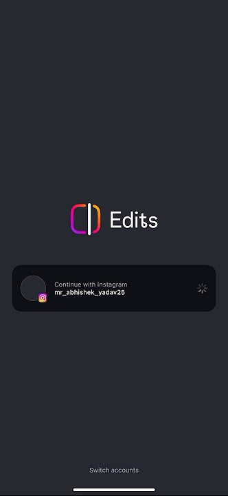 Instagram edits app account kaise login kare | Instagram edits app use kaise kare #shorts