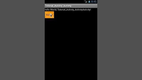 Android 課程 柯博文老師 範例 5-1 執行結果 startActivity 換頁