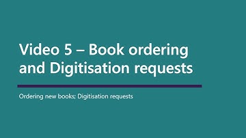 Reading lists video 5 - Ordering