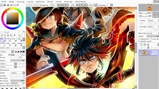 Anime / Manga - KILL la KILL painting on Paint Tool SAI
