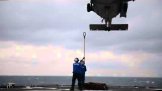 Unrep Practice With Uss Antietam Cg 54 And The Saberhawks Of Hsm 77