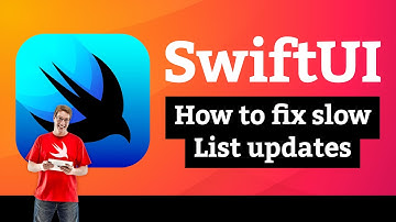 How to fix slow List updates in SwiftUI