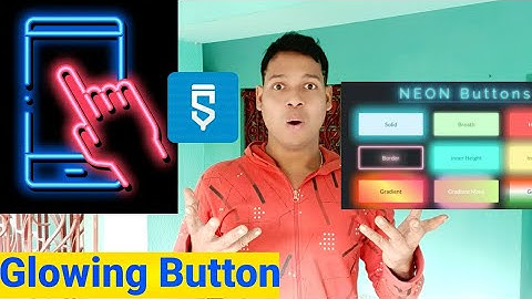 glowing buttons neon button project in sketchware pro #AndroidAppdeveloper #sketchware #Aauraparti