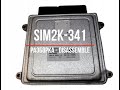 SIM2K-341 разборка - disassemble