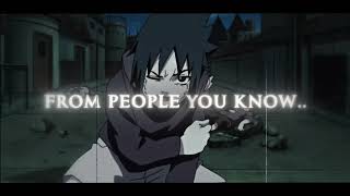 From people you know - Itachi x Sasuke edit. Resimi