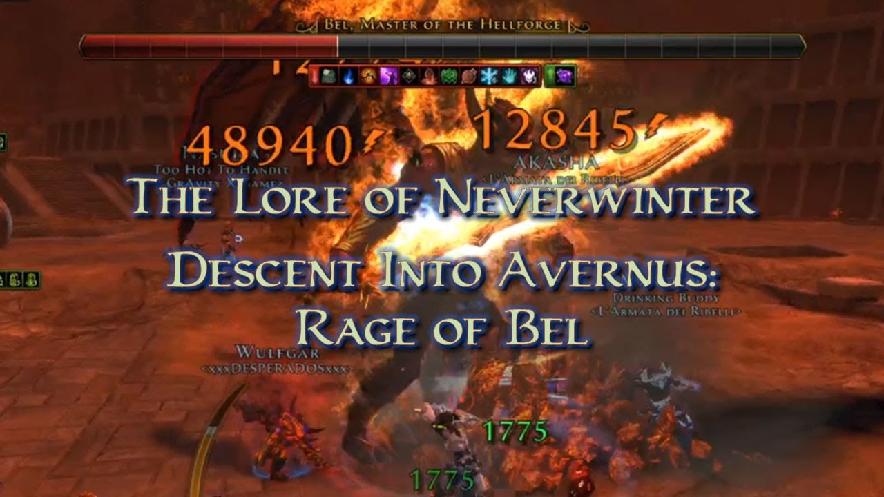 Dungeons & Dragons Lore of Neverwinter - Descent into Avernus: Rage of Bel