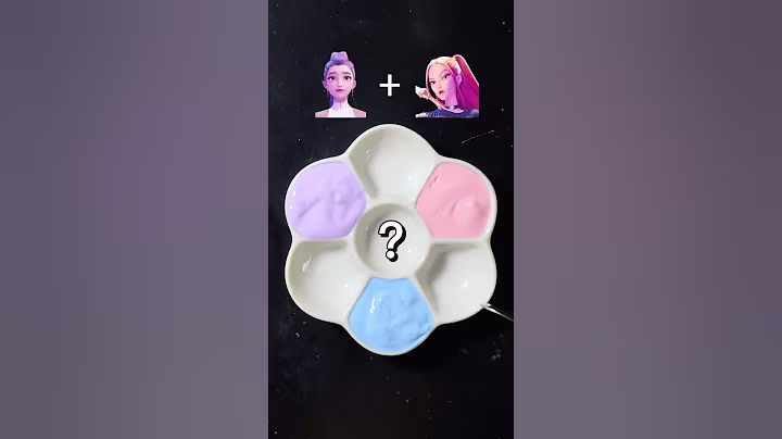 Kpop demon hunters color mixing （Part29) #kpopdemonhunters #colormixing #huntrix