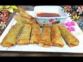 ROLLITOS DE PRIMAVERA ENSEÑANDO DESDE COMO HACER LA PASTA CASERA ll ricos y fáciles