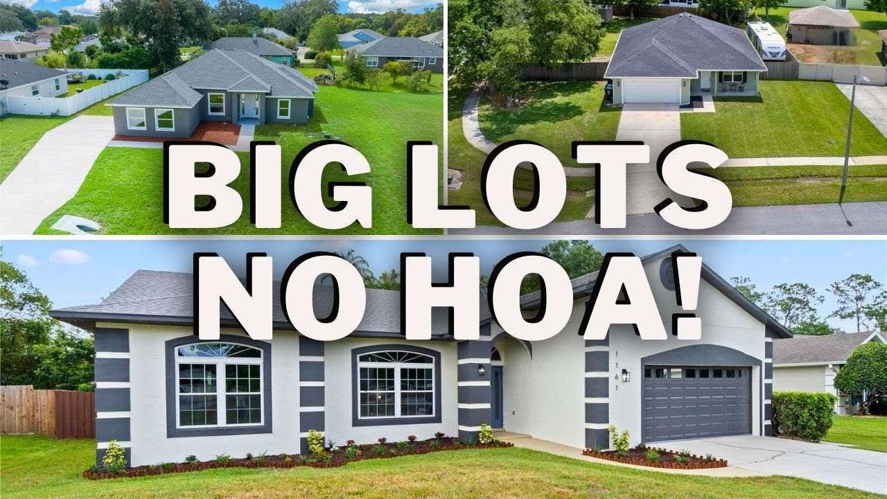 Inside 3 Homes For Sale in Florida with NO HOA & Oversized Lots! Are They Worth The Asking Price?